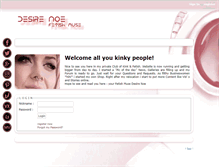 Tablet Screenshot of desire-noe.com